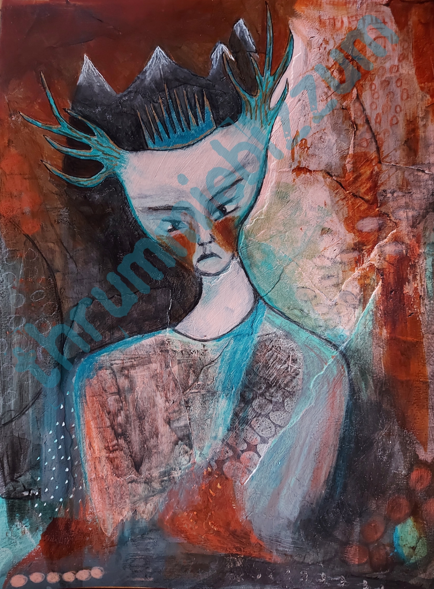 cave guardian painting