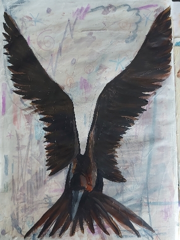 Junk Journal Crow 6/100