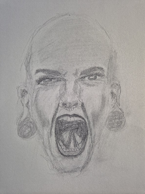 Screams At Fat&nbsp;(paint)