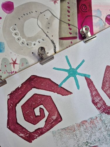 Mark-making and stamp making