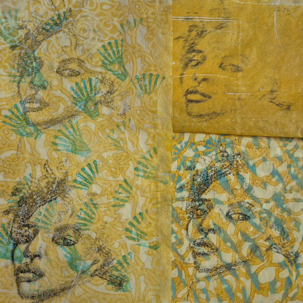 More Gel Plate Inkjet Image Transfers