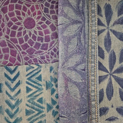 Gel Printing on Fabric Tips