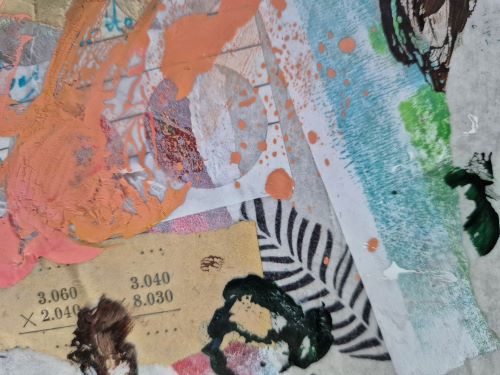 Collage Fodder and a Tap