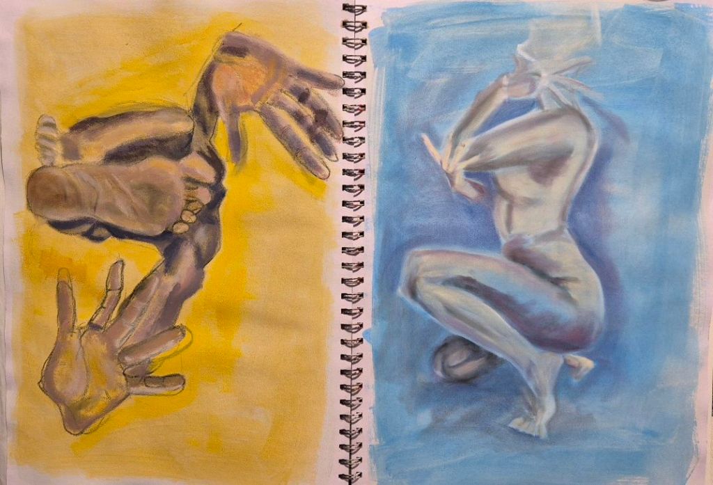 Pan Pastels Sketch Spread