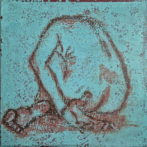 Gel Plate and Conté Pencils